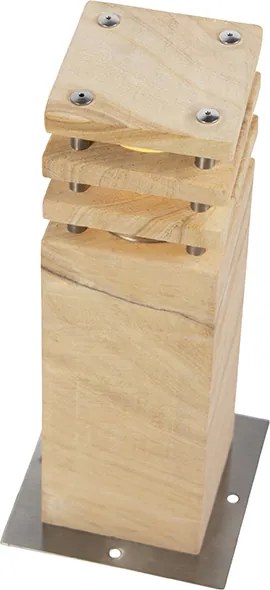 Nowoczesna lampa podłogowa zewnętrzna piaskowiec 40 cm - Grumpy