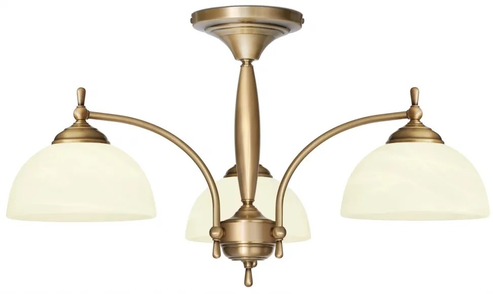 Krótki mosiężny żyrandol C-S3K