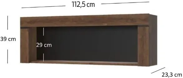 Wisząca szafka do pokoju na dekoracje - Samar 10X