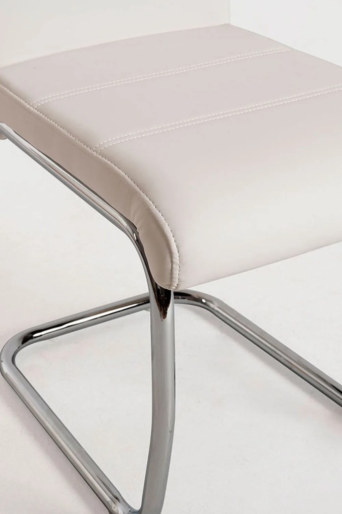 Zestaw 4 Krzese Hallen Ekoskóra