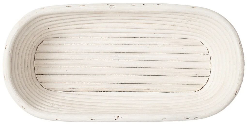 HOME ELEMENTS Owalny koszyk z wkładem z tkaniny, 28 x 14 x 7,5 cm