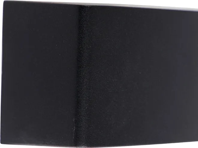 Nowoczesna lampa ścienna zewnętrzna czarna IP44 - Latina