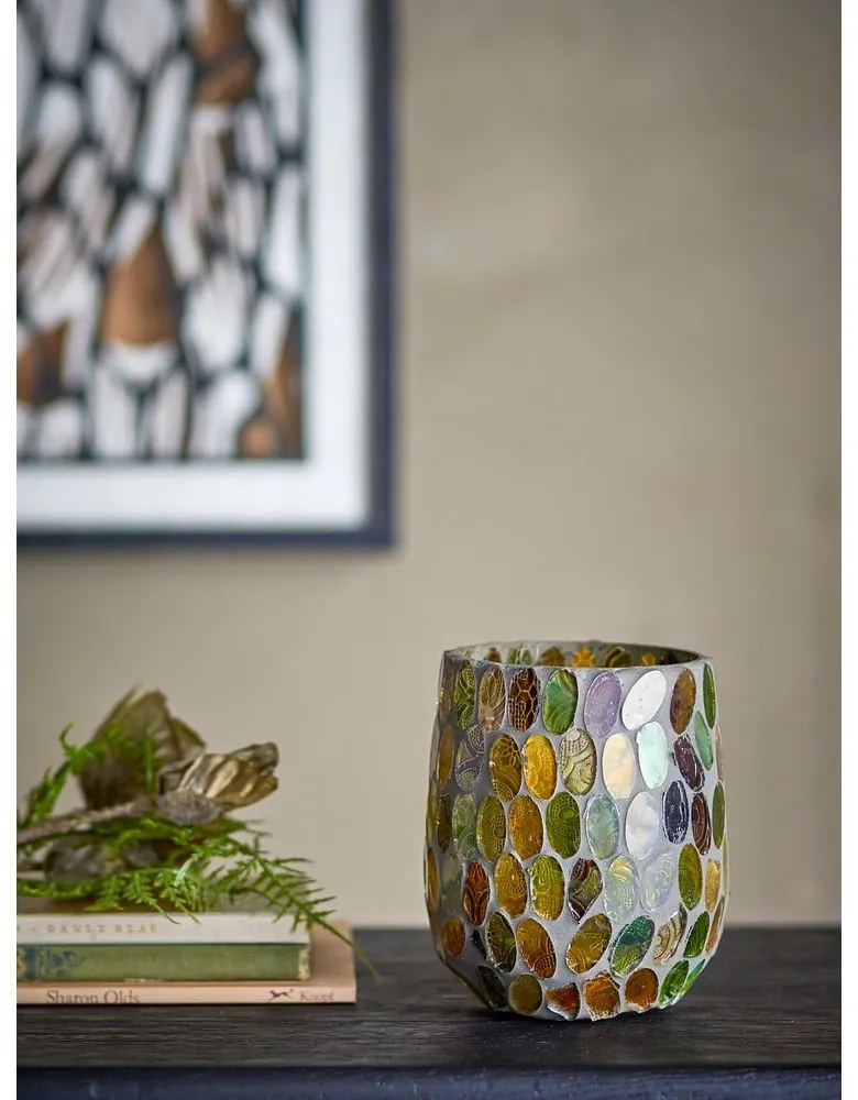 Szklany świecznik na świeczkę typu tealight Lorissa – Bloomingville