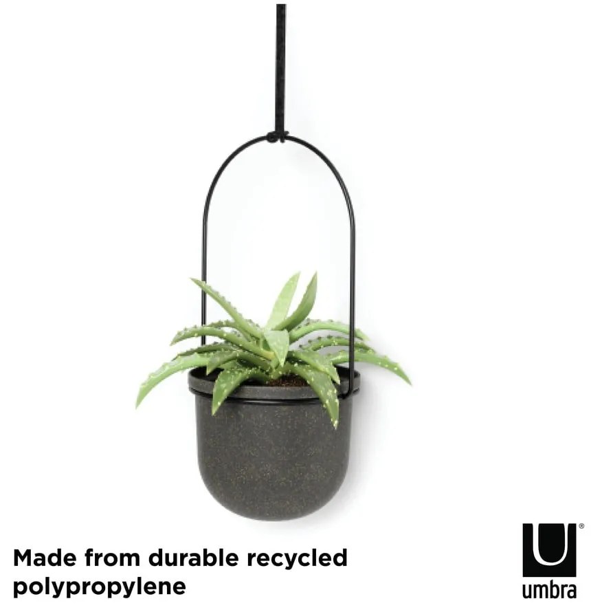 Plastikowe wiszące osłonki na doniczki na zioła zestaw 5 szt. ø 7,5 cm Triflora – Umbra