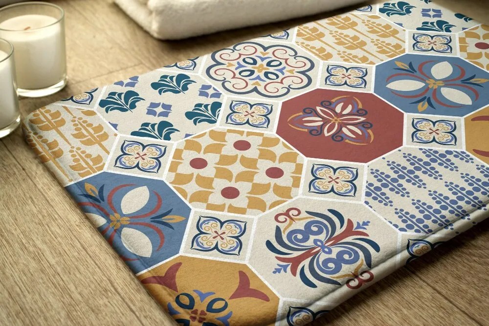 Dywanik łazienkowy antypoślizgowy Azulejo
