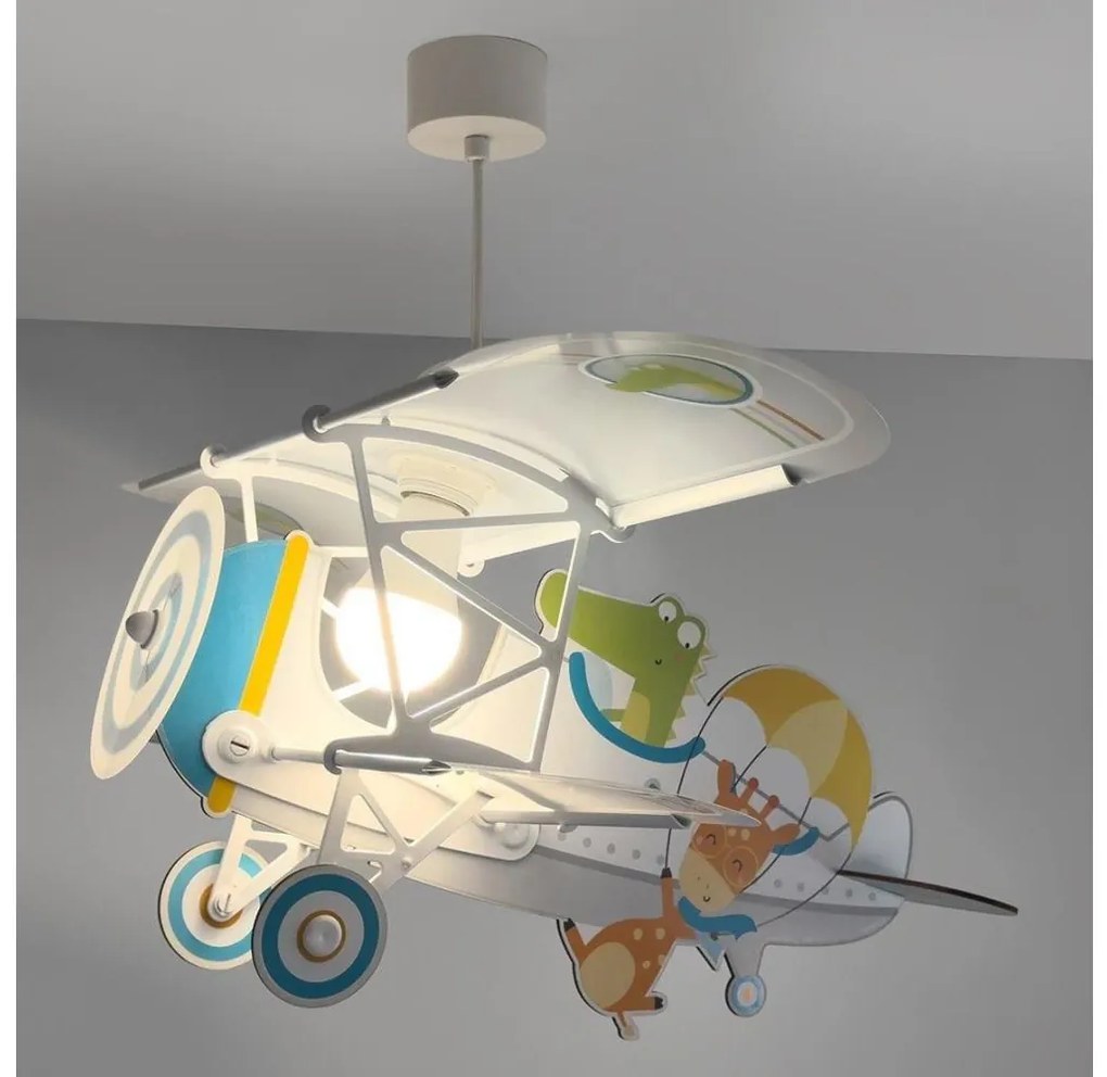 Dalber 54542 - Lampa dziecięca LITTLE CROCODILE 1xE27/15W/230V