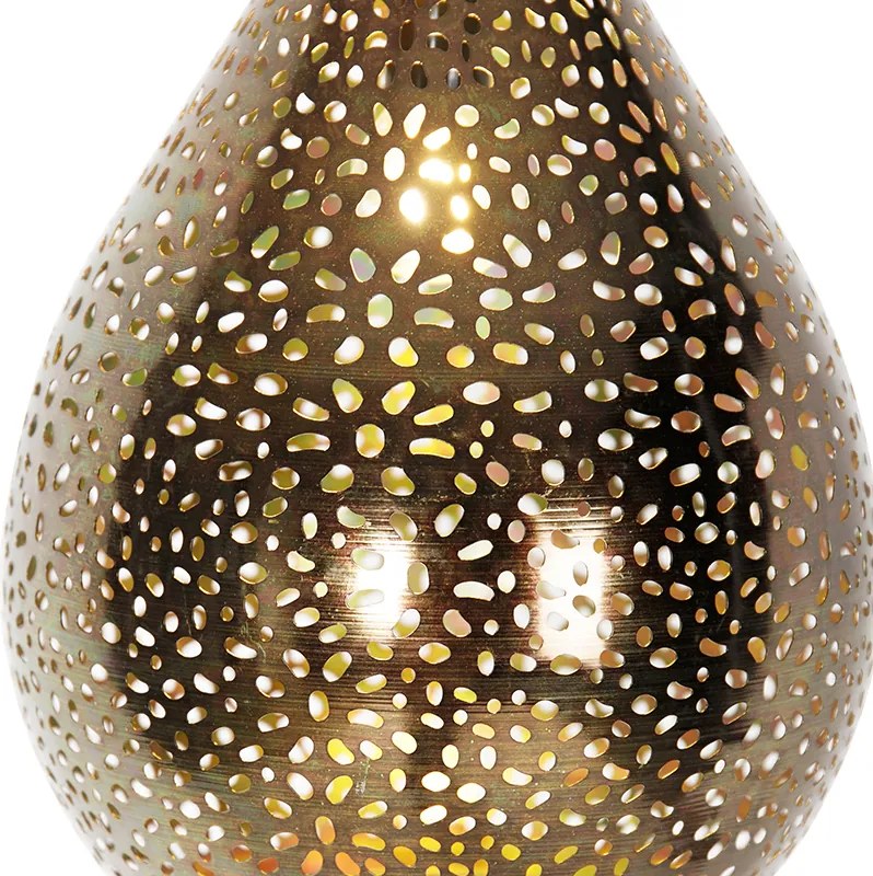 Orientalna lampa wisząca miedziana - Maruf 5