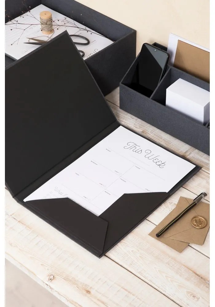 Kartonowy organizer na dokumenty Paulina Paper Laminate A4 – Bigso