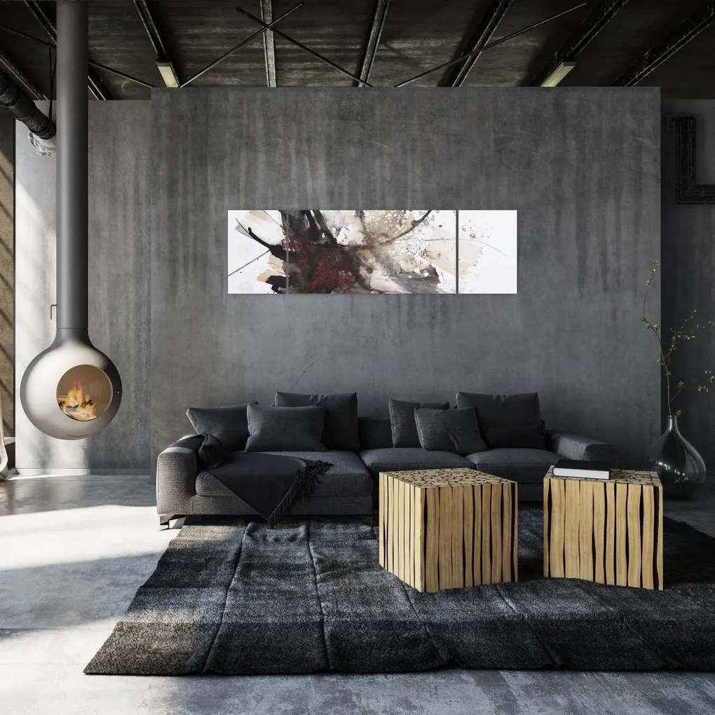 Obraz obrazu abstrakcyjnego (170x50 cm)