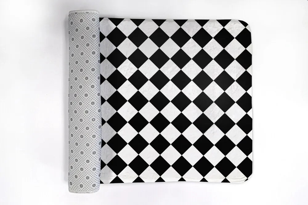 Dywanik łazienkowy Dywanik łazienkowy Wzór Kwadraty