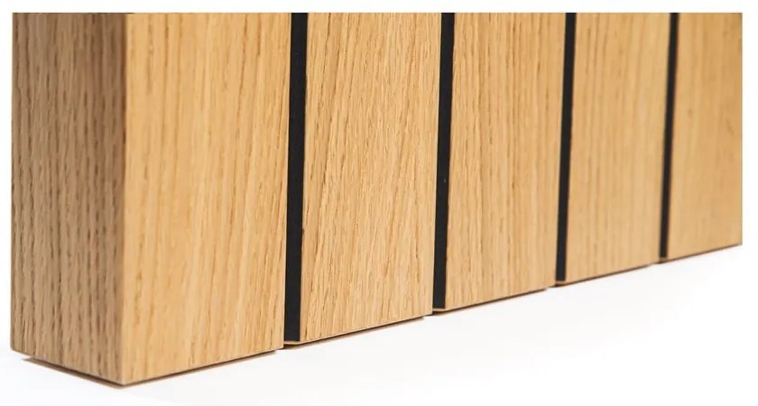 Stół z blatem w dekorze dębu 90x160 cm Stripe – Woodman