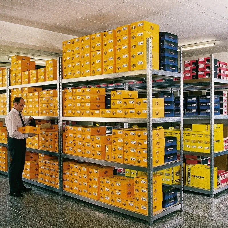 Półkowy regał, nośność 500 kg, 1970x2000x800 mm