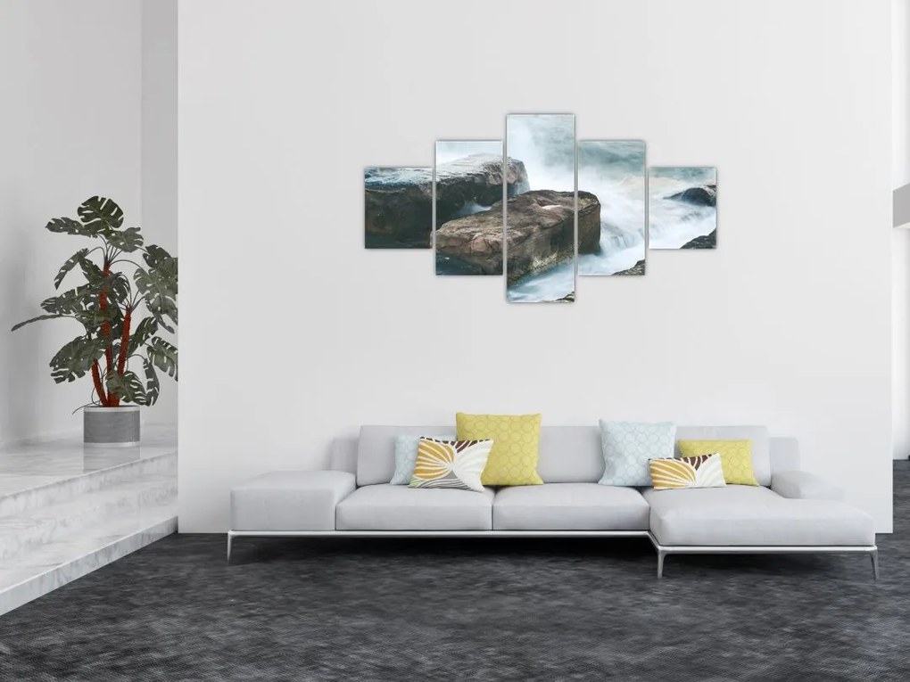 Obraz - siła wody (125x70 cm)