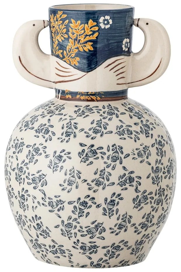 Kamionkowy ręcznie malowany wazon (wysokość 23,5 cm) Hezha – Bloomingville