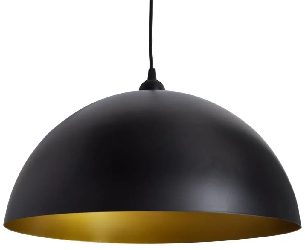 Czarne lampy wiszące z regulacją 2 sztuki - E985 L9-H96