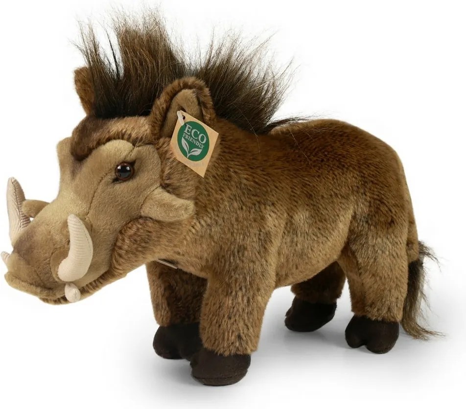 Rappa Pluszowa świnka brodawkowata, 36 cm ECO-FRIENDLY