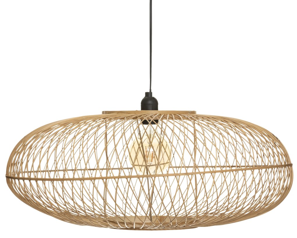 Lampa wisząca bambusowa LOREN, Ø 60 cm