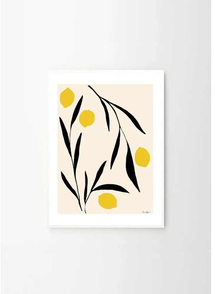 Plakat 30x40 cm Lemon – Anna Mörner – The Poster Club