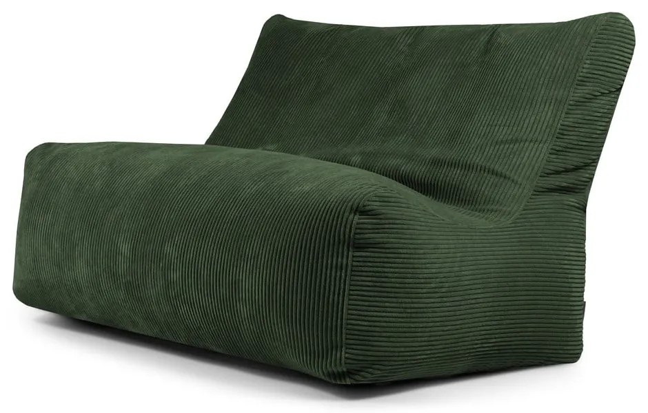 Zielony sztruksowy worek do siedzenia Sofa Seat Lounge – SLOWDOWN