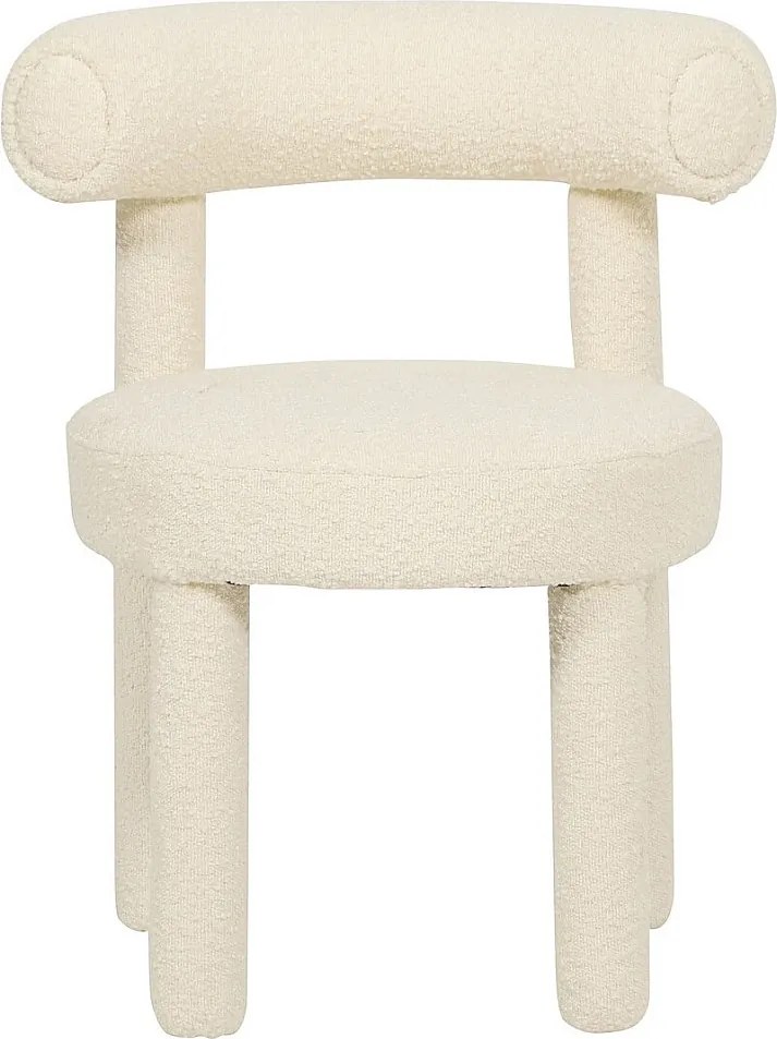 Krzesło 62x80x58 cm Jasny Krem Leith LET77L