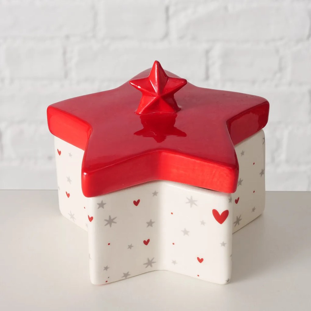 Ceramiczna szkatułka ANELLA w kształcie gwiazdy