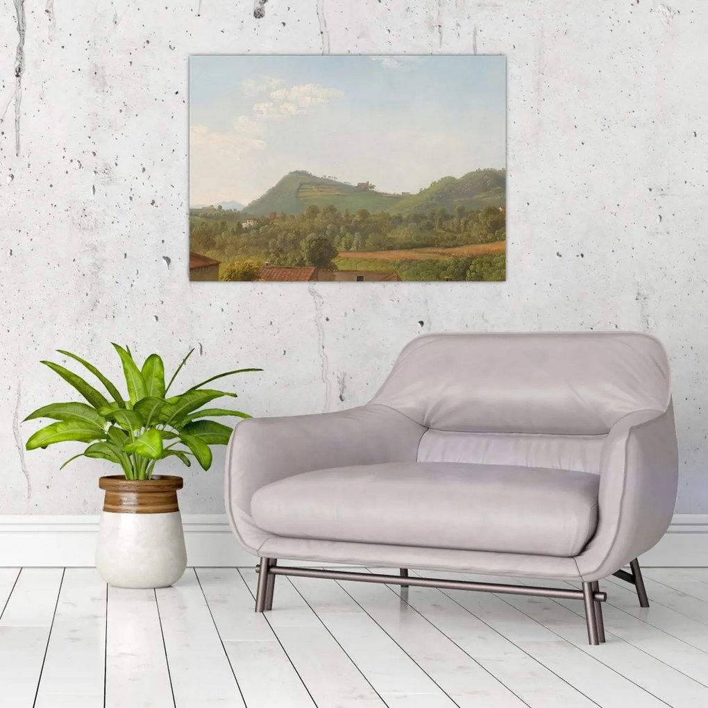 Obraz - Simon Denis,  View Near Naples, reprodukcje (70x50 cm)