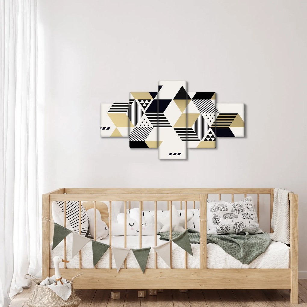 Obraz - Kształty geometryczne N⁰1 (125x70 cm)