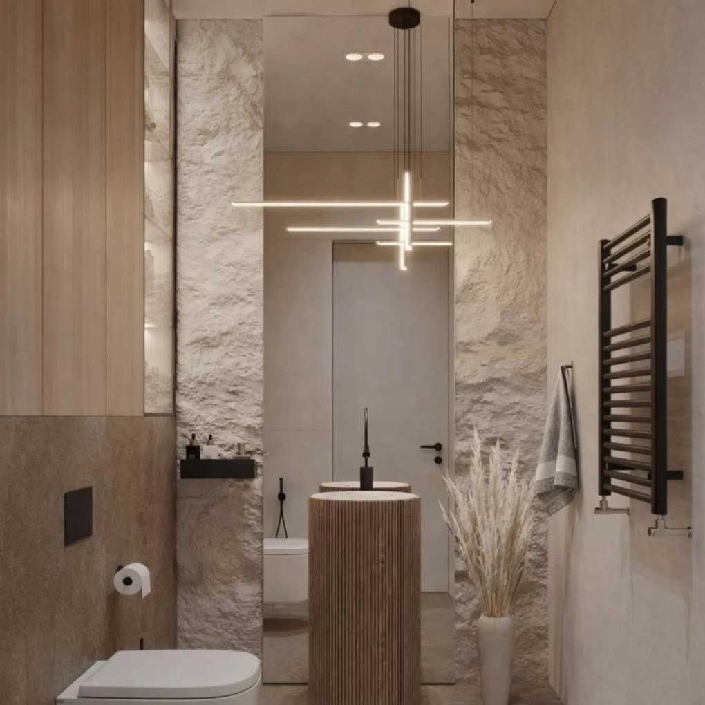 Lustro prostokątne bez podświetlenia TAVA Vertical XXL | Różne rozmiary | Różne kolory : Kolor tafli szkła - Srebrny, Rozmiar - 80x270