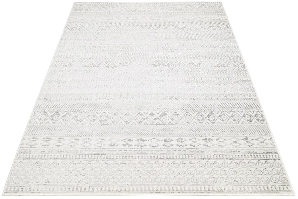 Beżowy Boho Dywan W Aztecki Wzór E4-H95