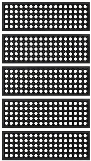 Zestaw 5 prostokątnych nakładek na schody M1-E42