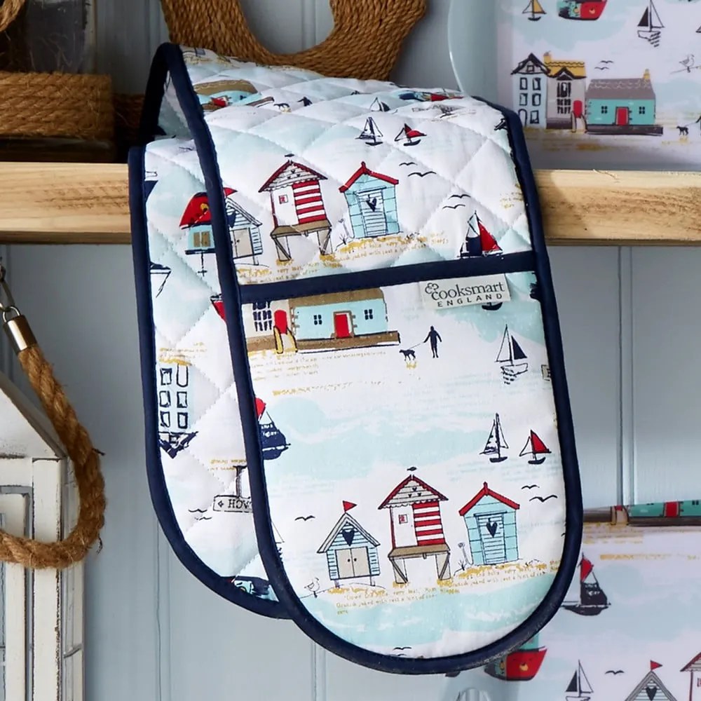 Zestaw fartucha i rękawicy kuchennej 2 szt. Beside the Seaside – Cooksmart ®