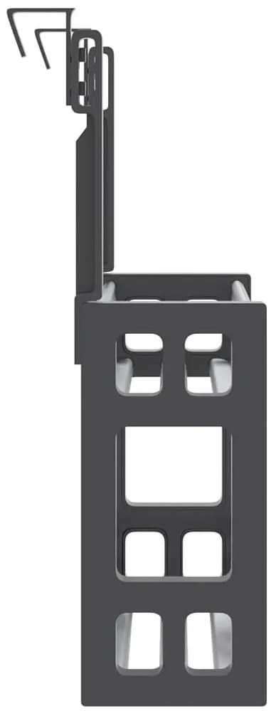 Aluminiowy zawieszany organizer kuchenny - Elix