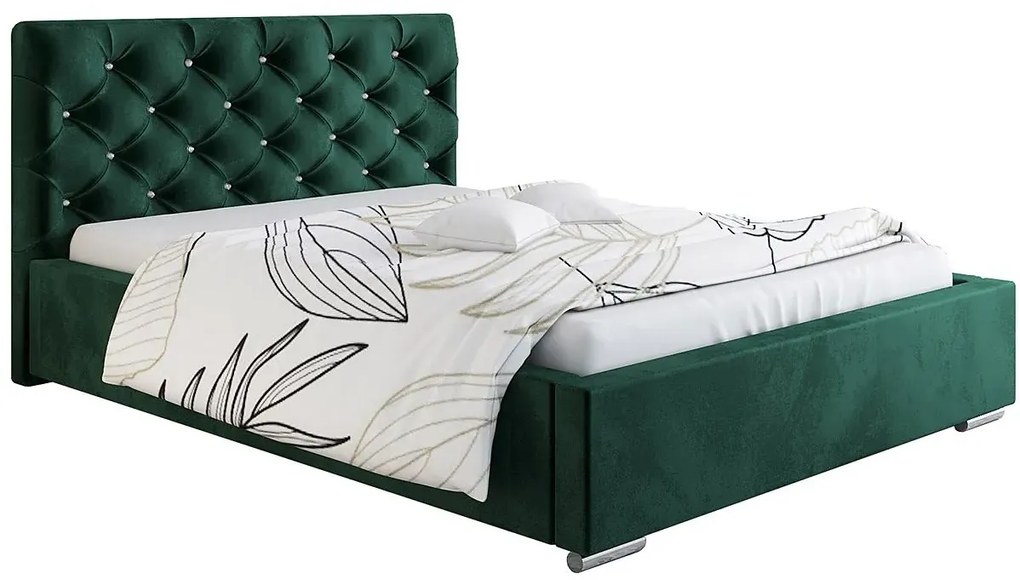 Jednoosobowe łóżko tapicerowane 90x200 C4-B51