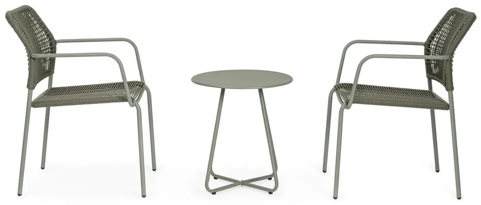 Stalowy okrągły stolik ogrodowy ø 45 cm Jable – Bizzotto