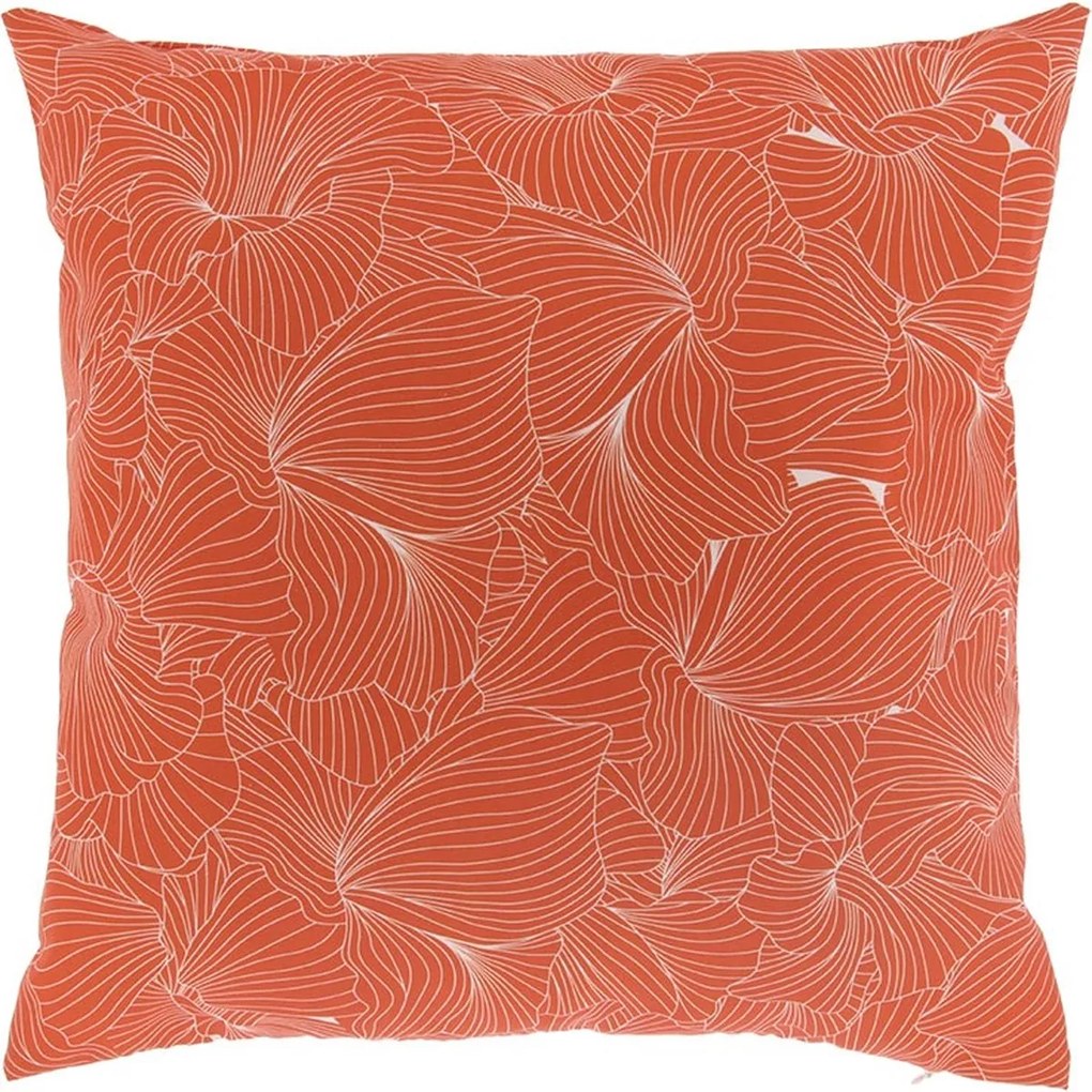 Poduszka ogrodowa OLIVOR 45x45 cm, pomarańczowa