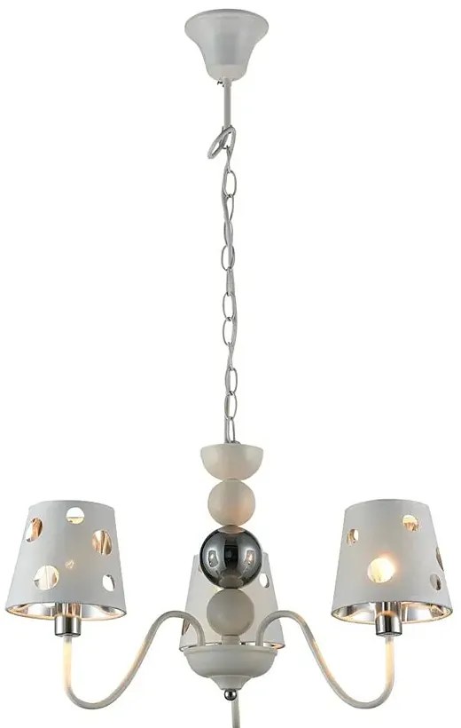 Biała nowoczesna lampa wisząca 7X D220 K0-R65