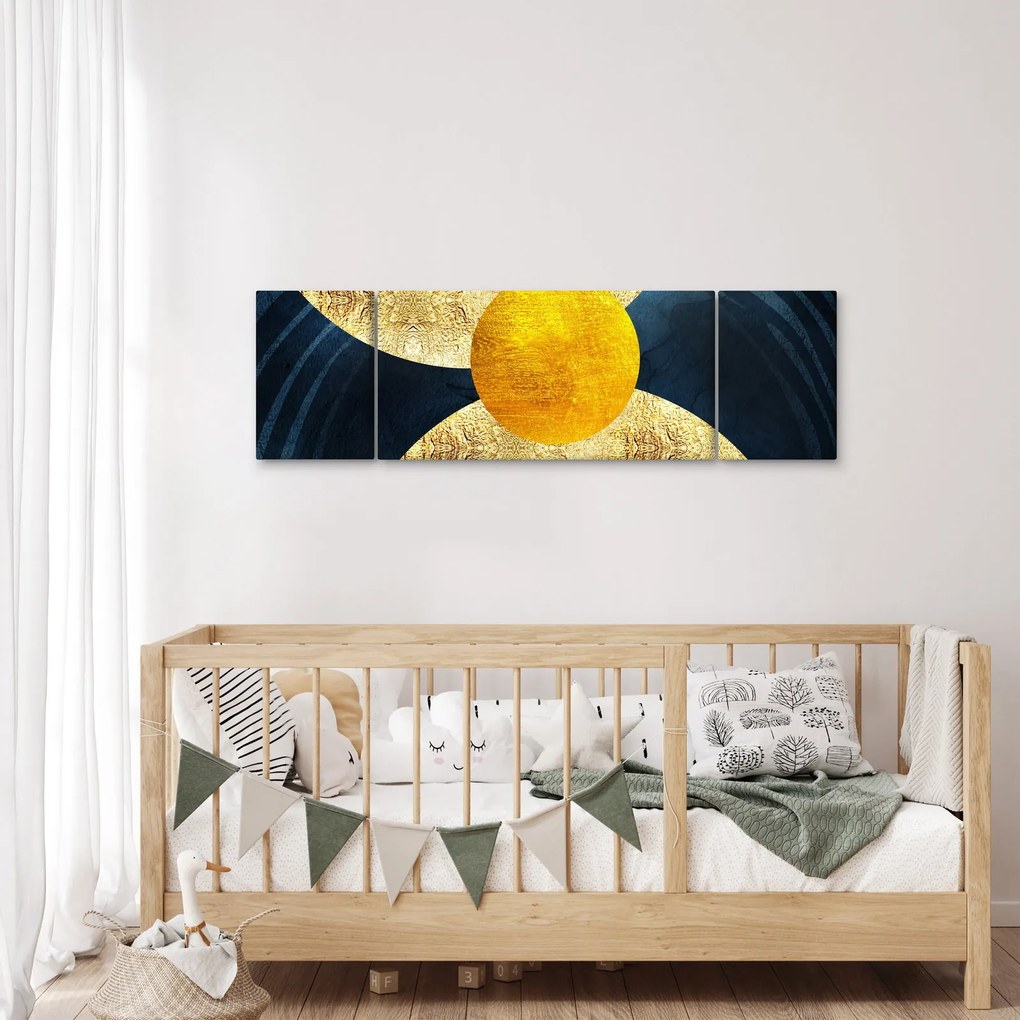 Obraz - Koła (170x50 cm)