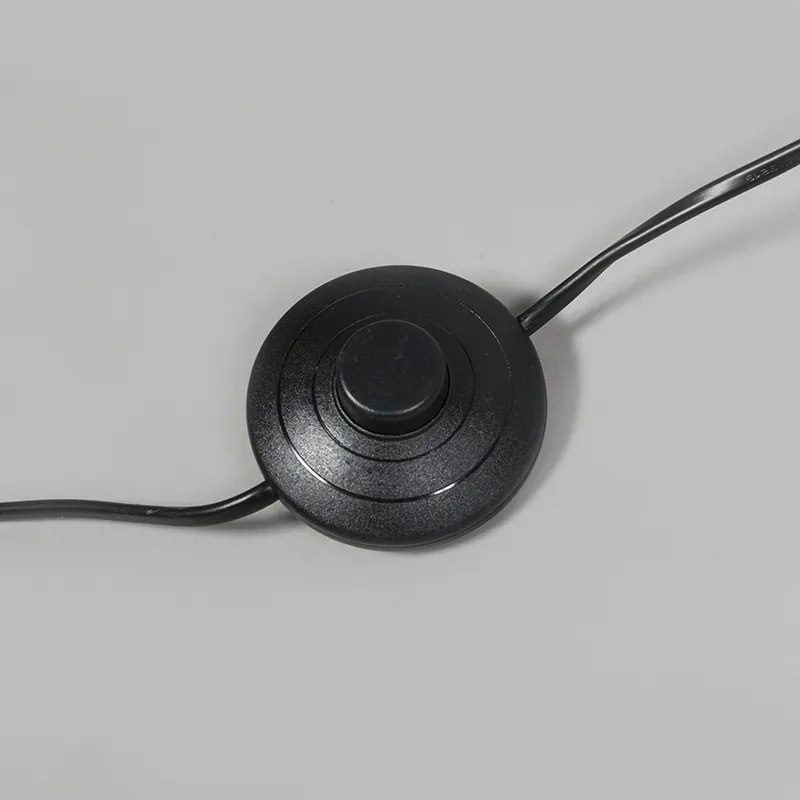 Nowoczesna lampa podłogowa czarna z wbudowanym LED, regulowana - Trax