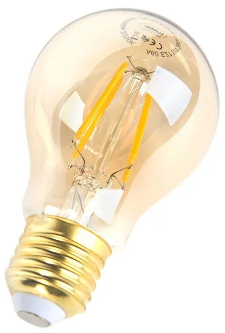 Zestaw 5 ściemnialnych żarówek LED E27 goldline 5W 380 lm 2200K