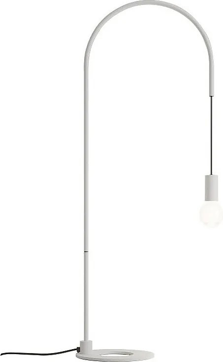 Zafferano - Lampa stołowa Filo z żarówką E27 o mocy maks. 60 W w zestawie, regulowana w zakresie 200°, wys. 113 cm, metal malowany IP20 - biała