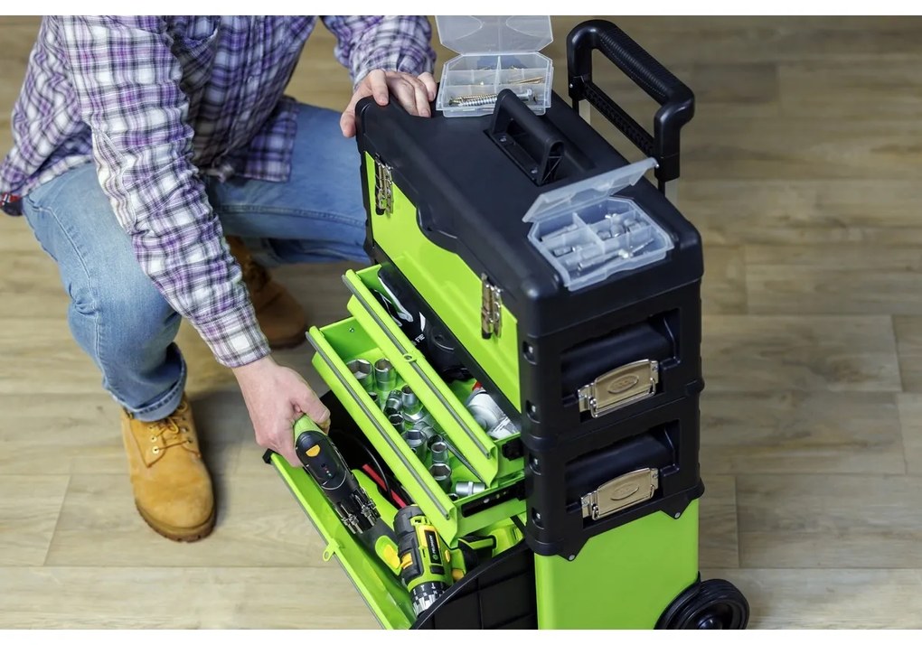 Fieldmann FDN 4150 metalowa skrzynka na narzędzia