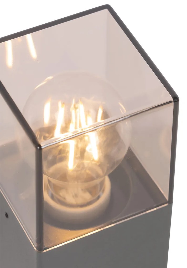 Zewnetrzna Nowoczesna lampa podłogowa zewnętrzna 30 cm ciemnoszara IP44 - Denmark Nowoczesny Oswietlenie zewnetrzne