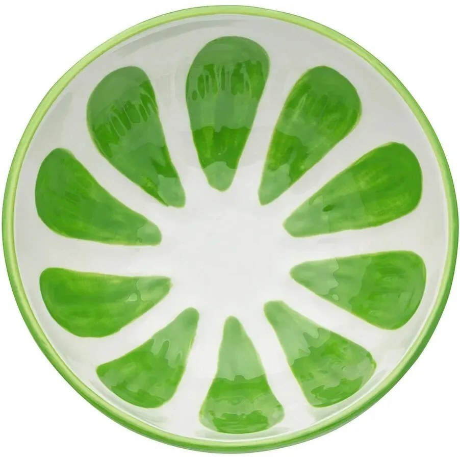 Altom Zestaw ceramicznych misek Tropicana limonka12,5 cm, 2 szt.