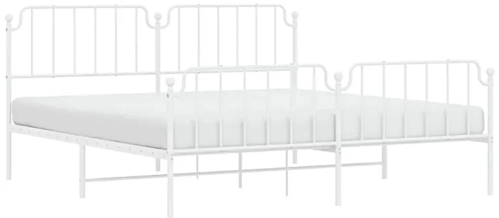 Elegancka Biała Rama Łóżka 200X200 L6-M94