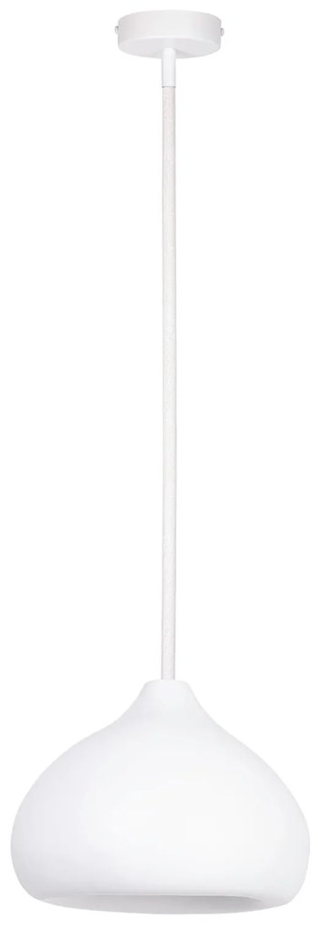 Lampa wisząca MAURO Sigma S 26cm, kolor biały– organic design w stylu Gaudiego