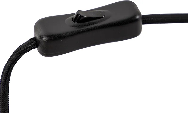 Lampa stołowa w stylu art deco mosiądz z opalizującym szkłem 45,5 cm - Pallon