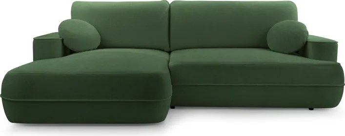 Narożnik FUEGO wolnostojący układ L strona Lewa z funkcją spania w tkaninie Bubble 12