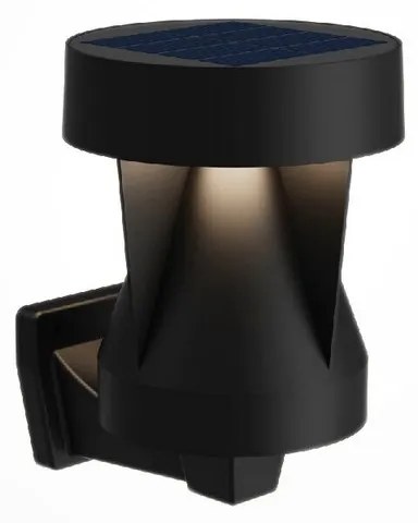 Philips Avery zewnętrzna solarna lampa ścienna LED czarny, 1,8 W, 200 lm, 2700 K