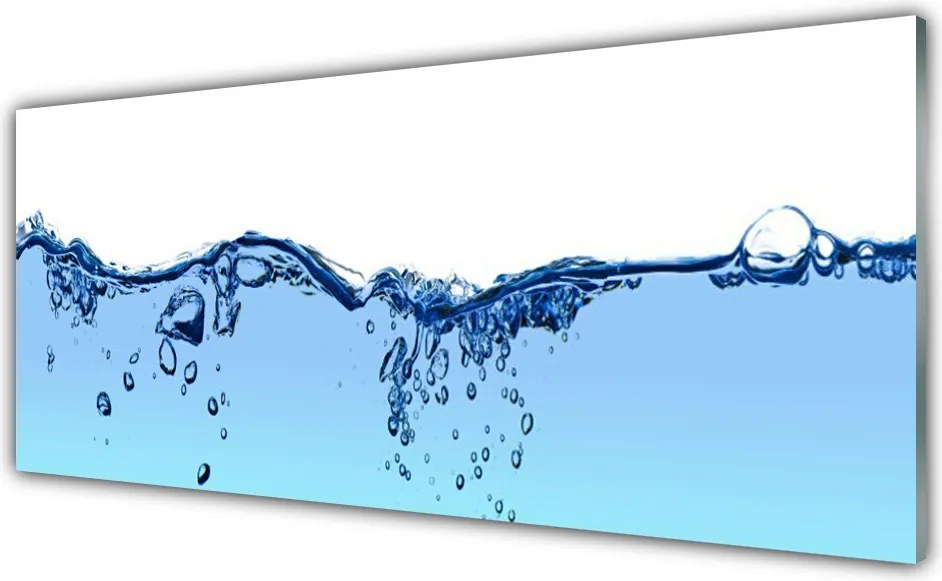 Panel Szklany Abstrakcyjna Głębia Błękitu