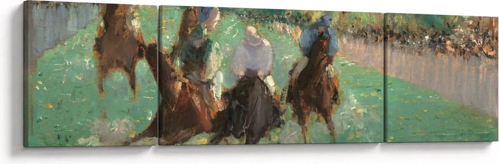Obraz - Edouard Manet, At the Races, reprodukcje (170x50 cm)